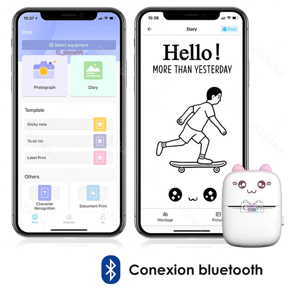 Mini Impresora Térmica de Bolsillo