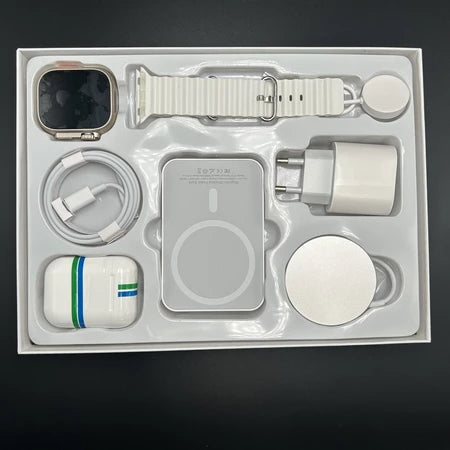 Combo Smartwatch X8 Ultra Max + 8 en 1: ¡Tecnología, Salud y Conexión en tu Mano!